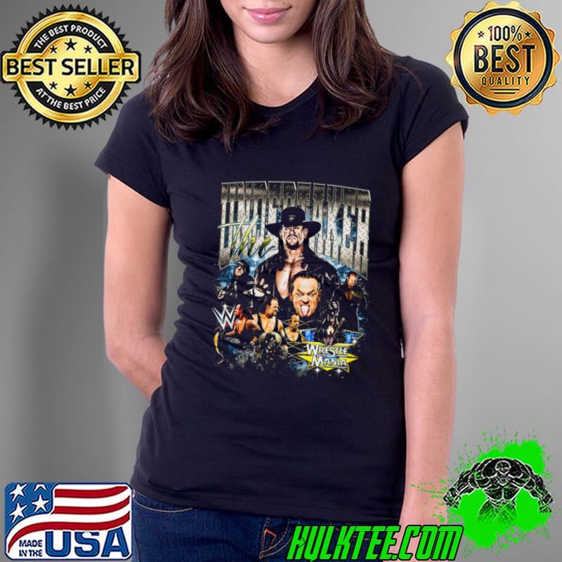Undertaker Retro American retired professional wrestler T-Shirt Ladies Tee Undertaker Retro American retired professional wrestler T-Shirt Ladies Tee