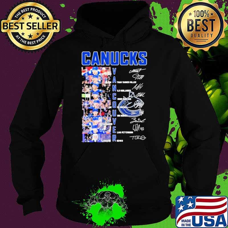 Vancouver Canucks Teams Players 2024 Signatures s Hoodie Vancouver Canucks Teams Players 2024 Signatures s Hoodie