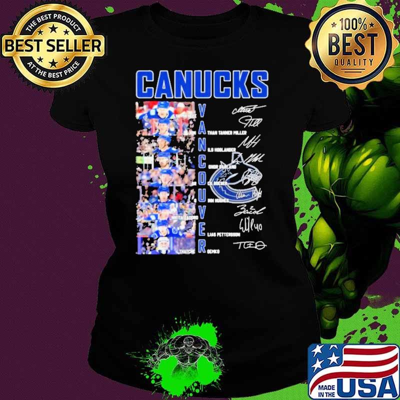 Vancouver Canucks Teams Players 2024 Signatures shirt