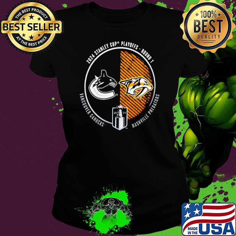 Vancouver Canucks Vs. Nashville Predators Inglasco 2024 Stanley Cup Playoffs First Round Dueling Matchup shirt