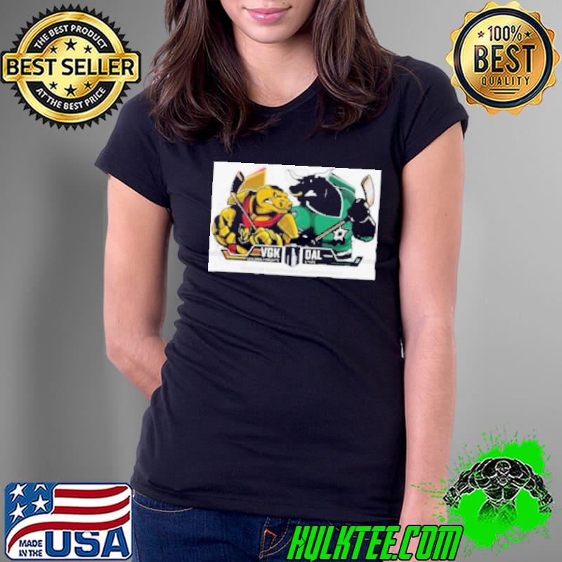 Vegas Golden Knights vs Dallas Stars Eastern Conference Semifinals Stanley Cup Playoffs 2024 NHL Mascot Shirt