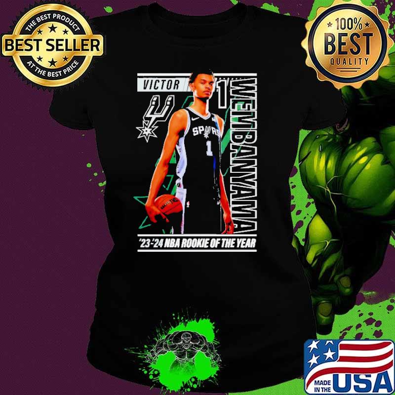 Victor Wembanyama San Antonio Spurs 2024 Nba Rookie Of The Year Perimeter Shooting Shirt