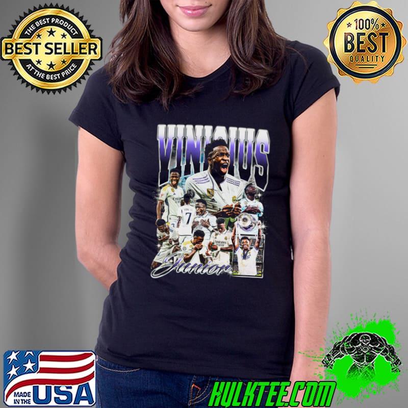 Vinicius Junior Brazilian professional footballer Retro Bootleg T-Shirt