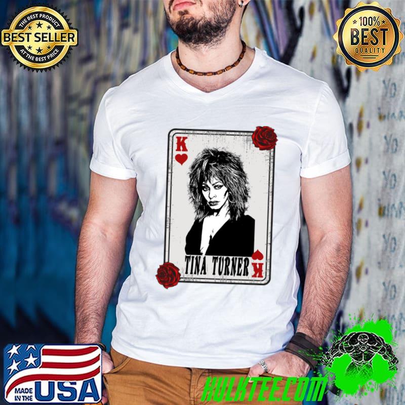 Vintage Card Tina Turner singer songwriter and actress T-Shirt Guys V Neck Vintage Card Tina Turner singer songwriter and actress T-Shirt Guys V Neck