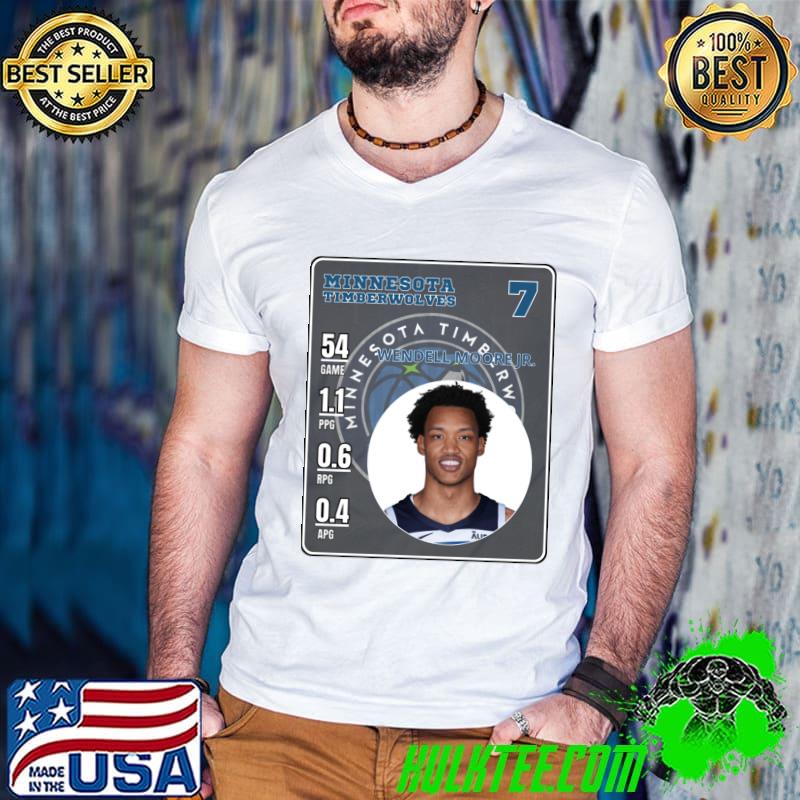 Wendell Moore Jr American professional basketball player for the Minnesota Timberwolves T-Shirt Guys V Neck Wendell Moore Jr American professional basketball player for the Minnesota Timberwolves T-Shirt Guys V Neck