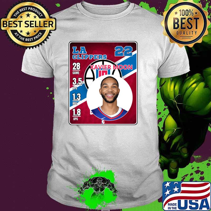 Xavier Moon American professional basketball player LA Clippers T-Shirt
