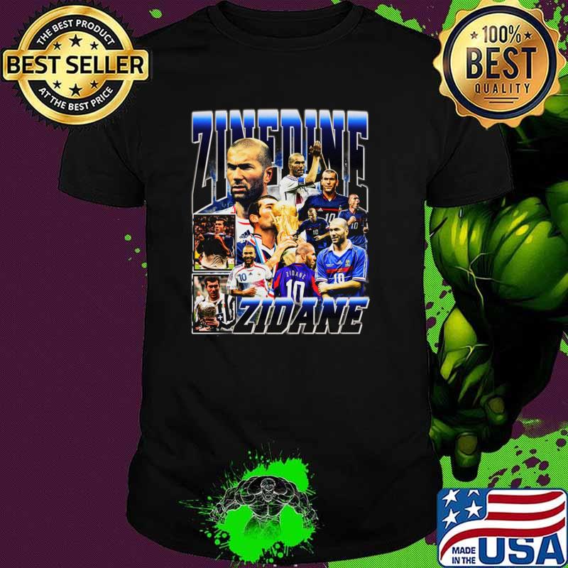 Zinedine Zidane French professional football manager Retro Bootleg T-Shirt
