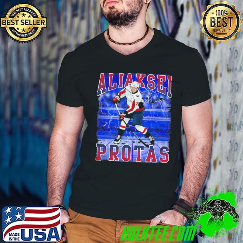Aliaksei Protas Belarusian professional ice hockey centre Player Guys V Neck