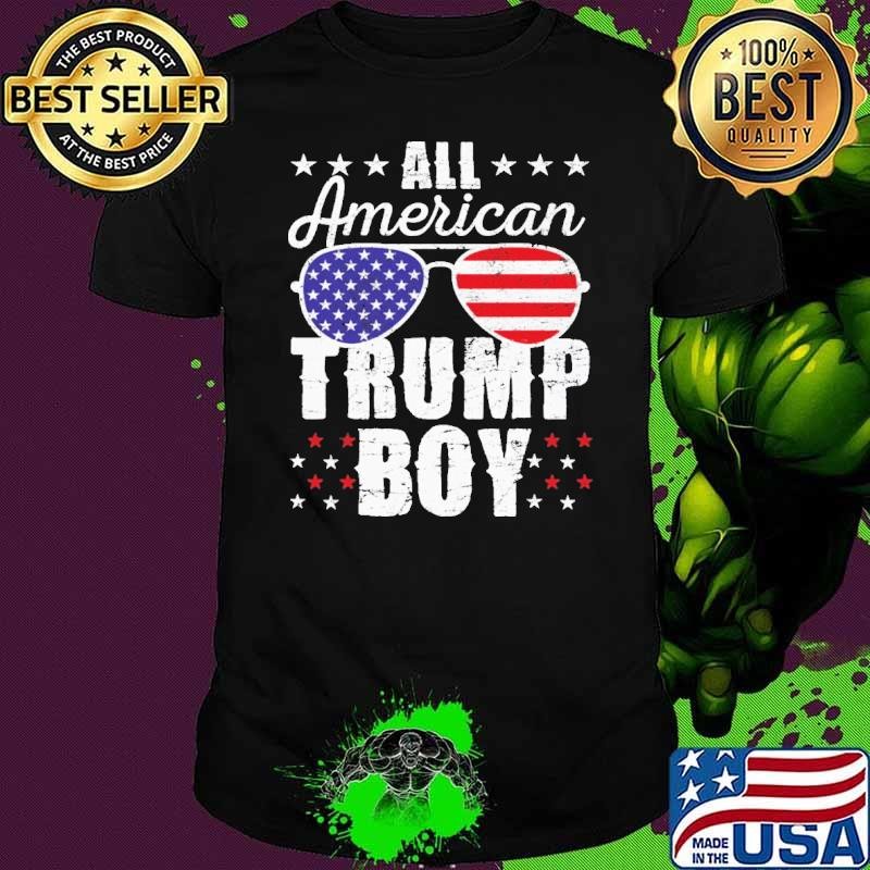 All American Trump Boy Sunglasses US Flag Vote Trump 2024 Unisex