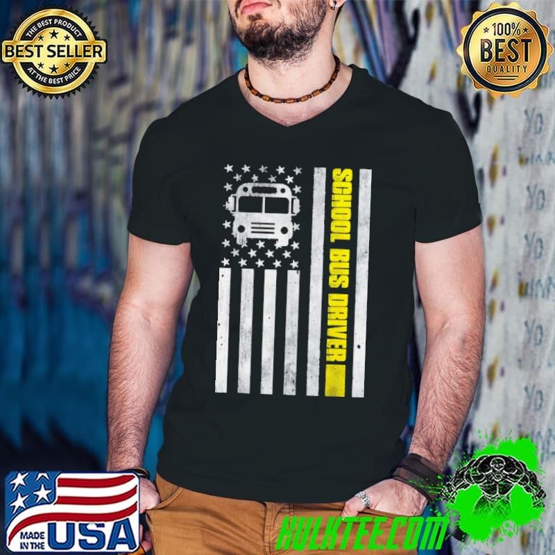 American school bus driver shirt