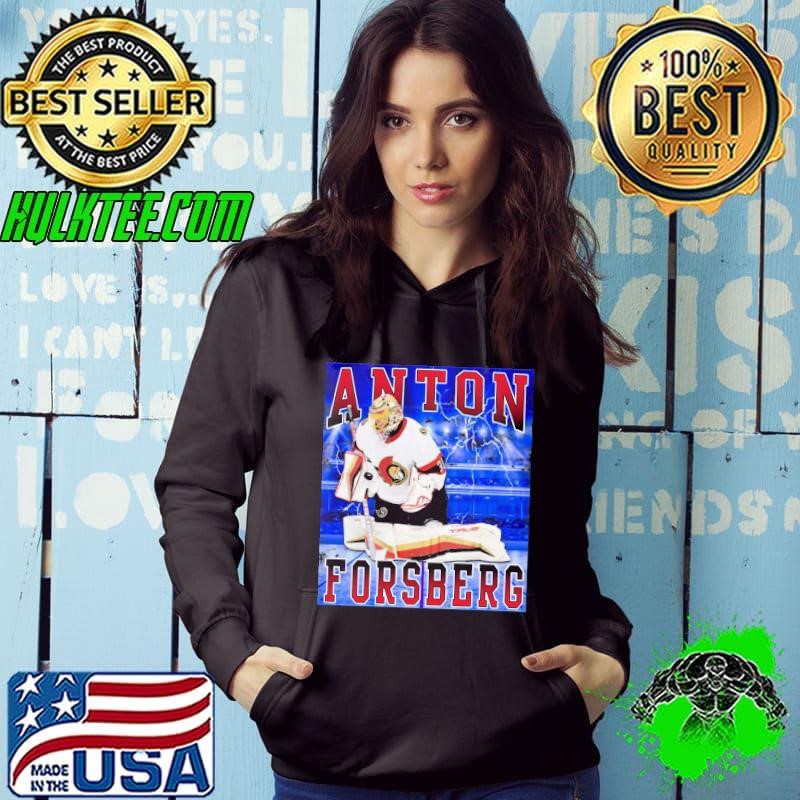 Anton Forsberg Swedish professional ice hockey goaltender Player Hoodie