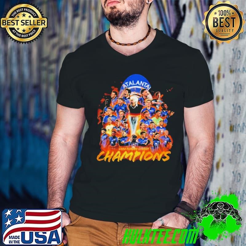 Atalanta Football Club Uefa Europa League Champions 2024 Guys V Neck