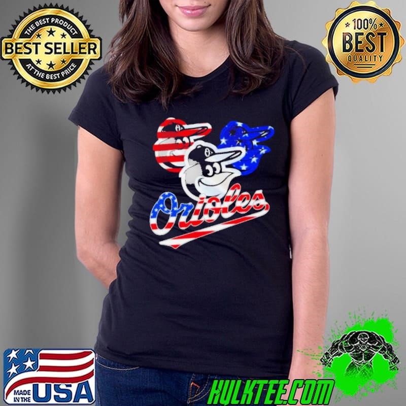 Baltimore Orioles Logo Independence Day Shirt