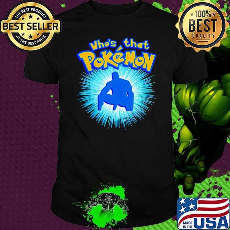 Barry Wood who’s that Pokemon shirt