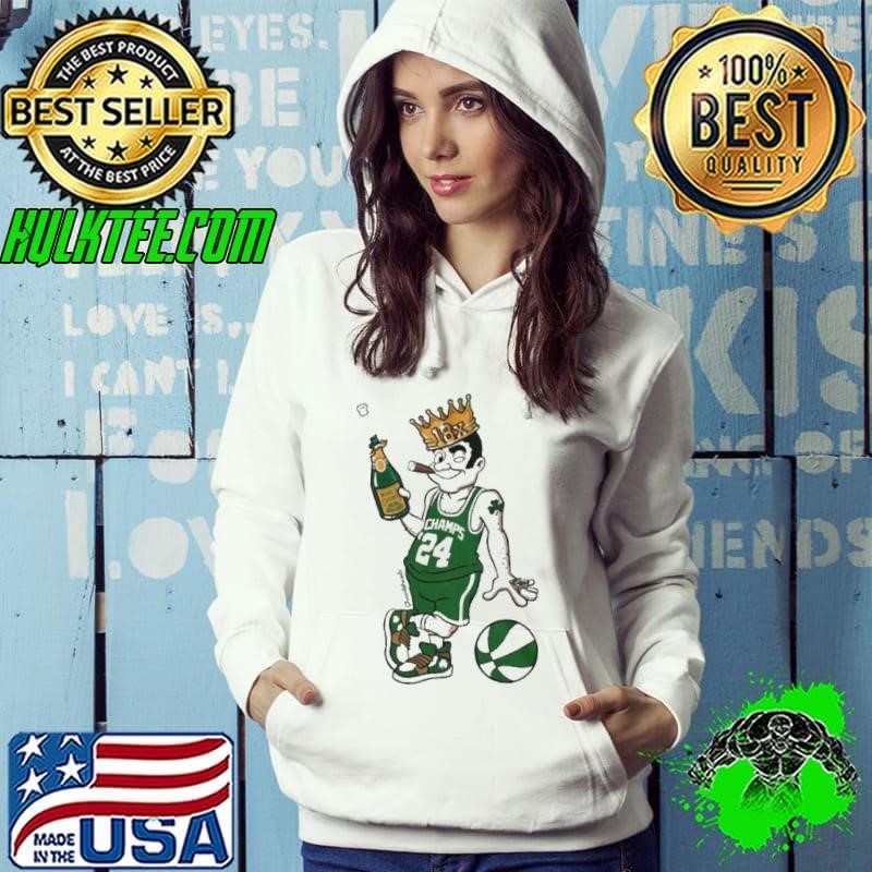 Boston Celtics 18x Boston Basketball Champions Leprechaun Hoodie