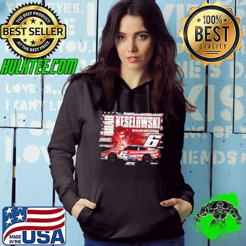 Brad Keselowski Patriotic Car American professional stock car racing driver T-Shirt