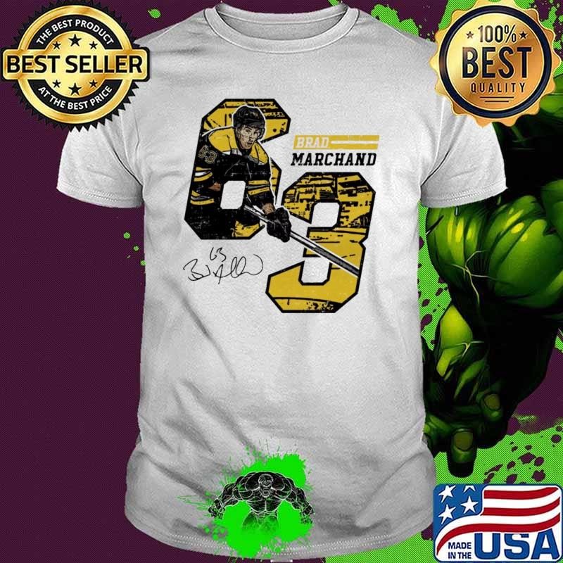 Brad Marchand Canadian professional ice hockey left winger Boston Offset T-Shirt