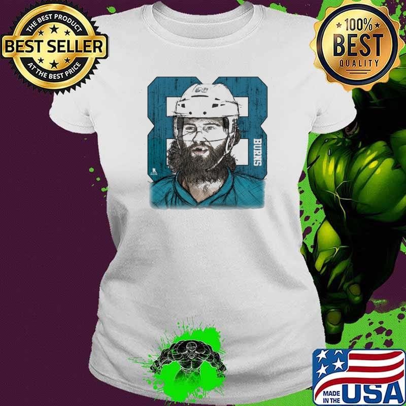 Brent Burns Canadian professional ice hockey defenceman Seattle Sketch 88 Ladies tee