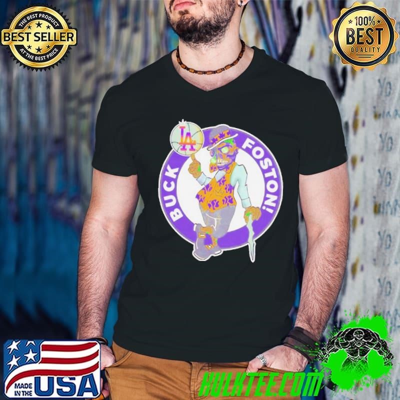 Buck Foston LA Boston Celtics logo shirt