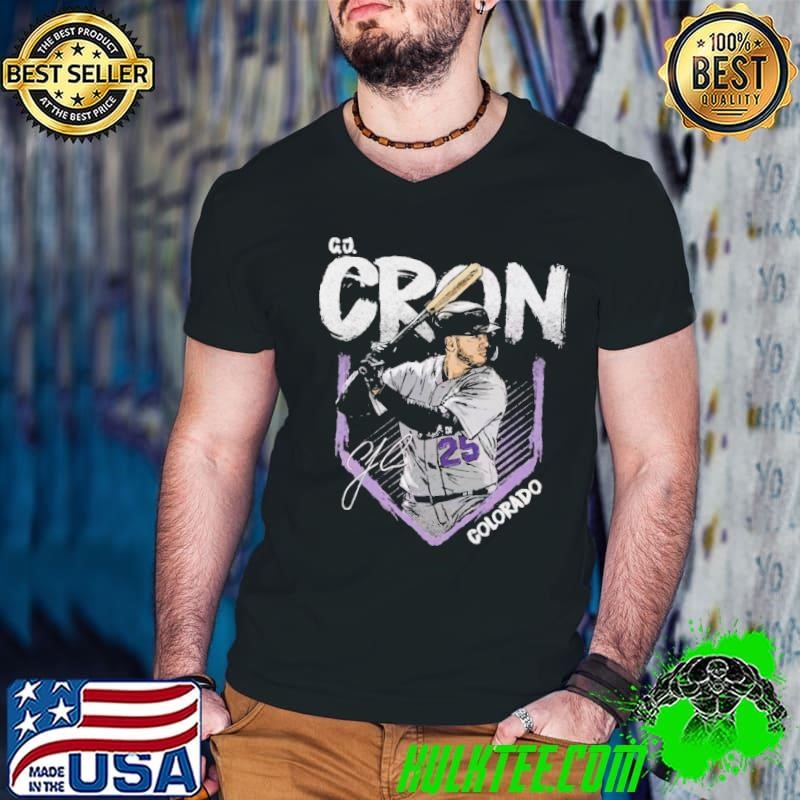 C.J. Cron American professional baseball first baseman Colorado Base T-Shirt