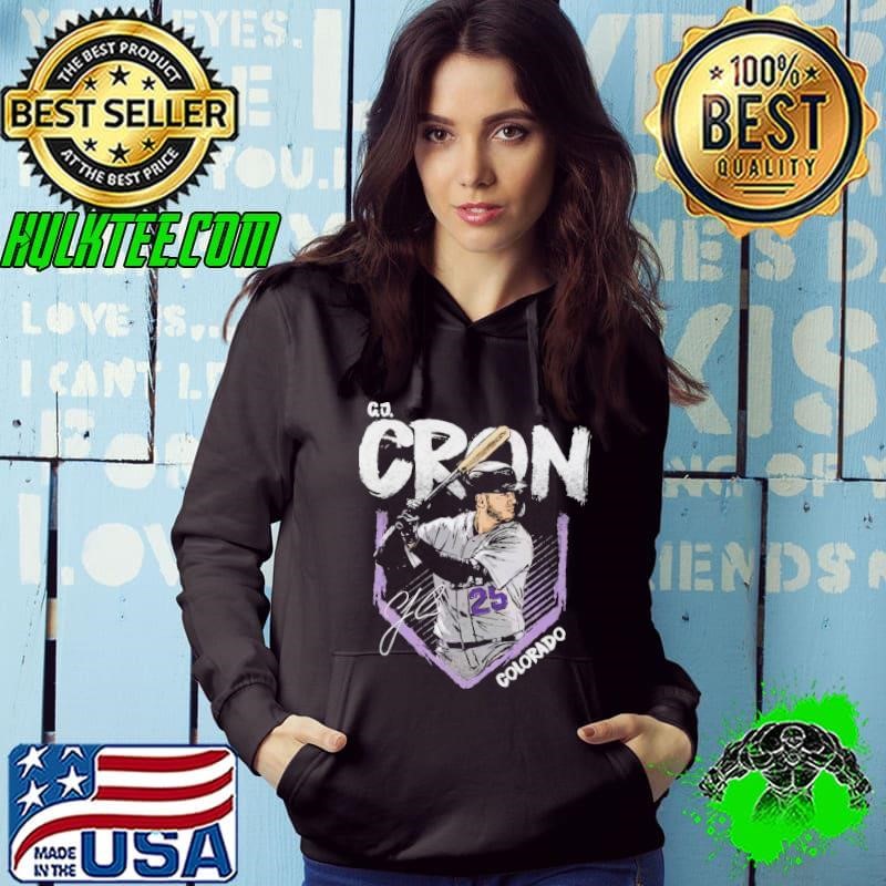 C.J. Cron American professional baseball first baseman Colorado Base Hoodie