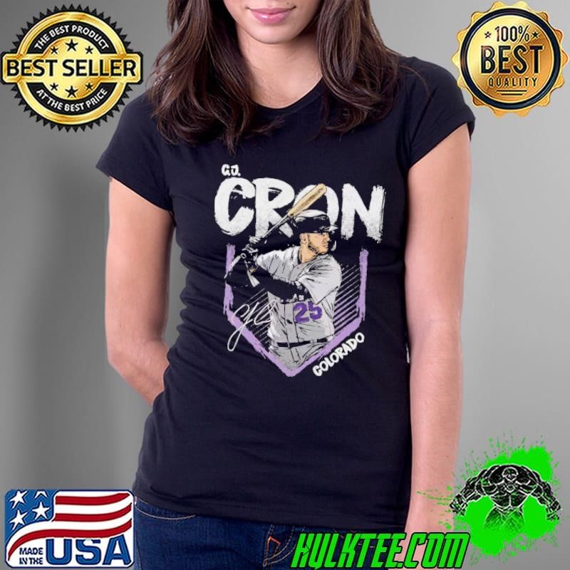 C.J. Cron American professional baseball first baseman Colorado Base Ladies Tee