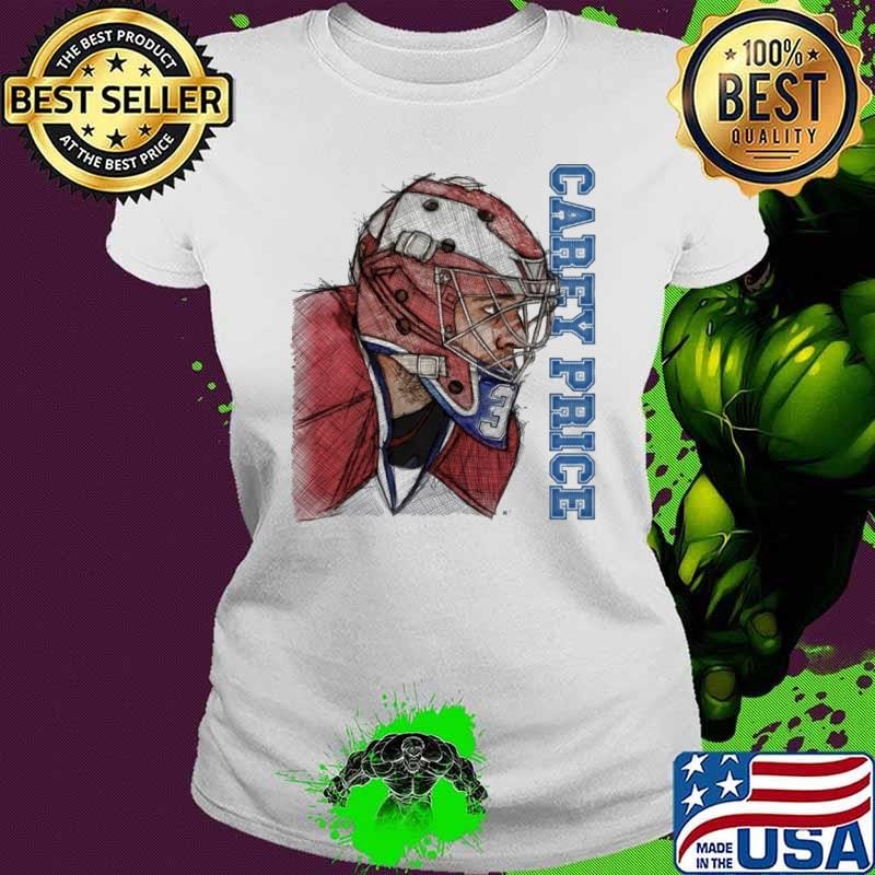 Carey Price Canadian professional ice hockey goaltender Montreal Sketch Ladies tee