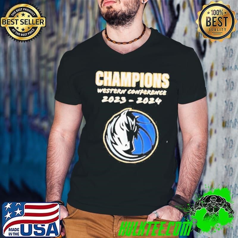 Champions Western Conference 2023-2024 Dallas Mavericks NBA Best In The West Shirt