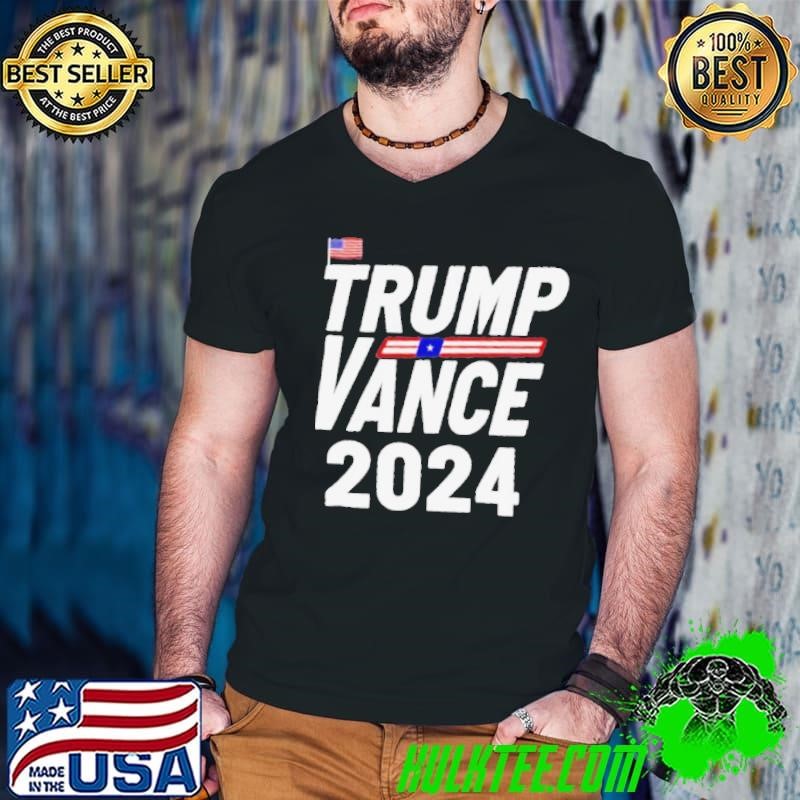 Charlie Kirk Trump Vance 2024 Guys V Neck