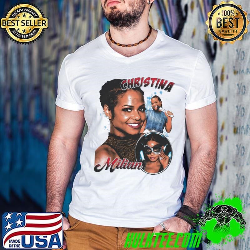Christina Milian American singer songwriter and actress Guys V Neck