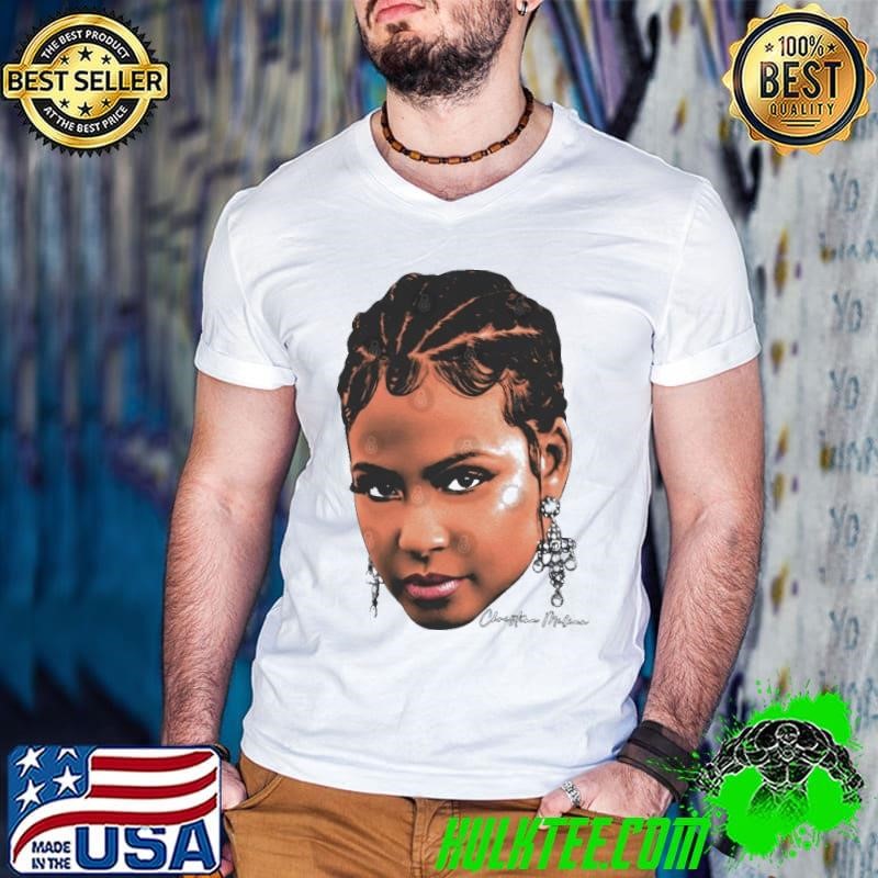 Christina Milian Big Face American singer songwriter and actress shirt