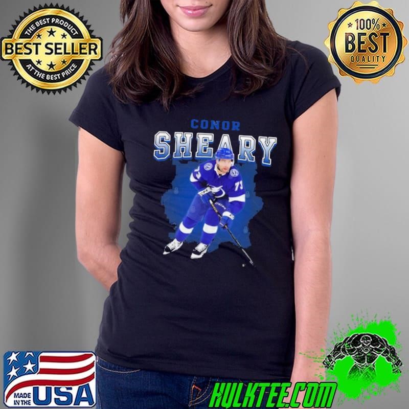 Conor Sheary American professional ice hockey winger Ladies Tee Conor Sheary American professional ice hockey winger Ladies Tee