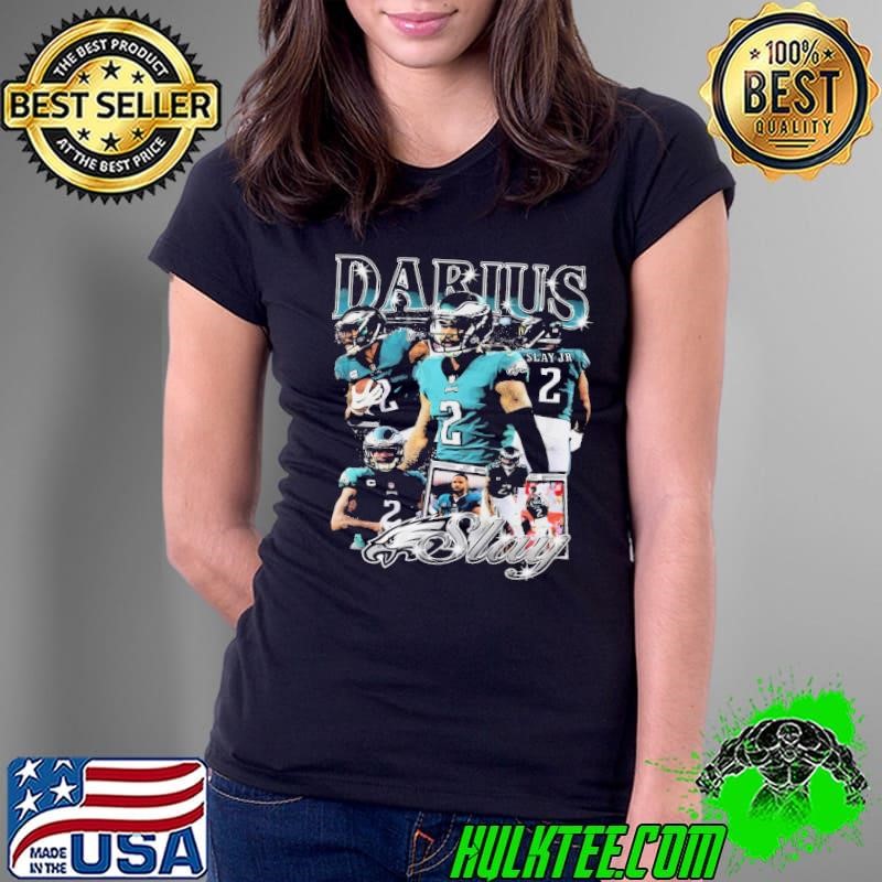 Darius Slay American football cornerback for the Philadelphia Eagles Vintage Bootleg Ladies Tee