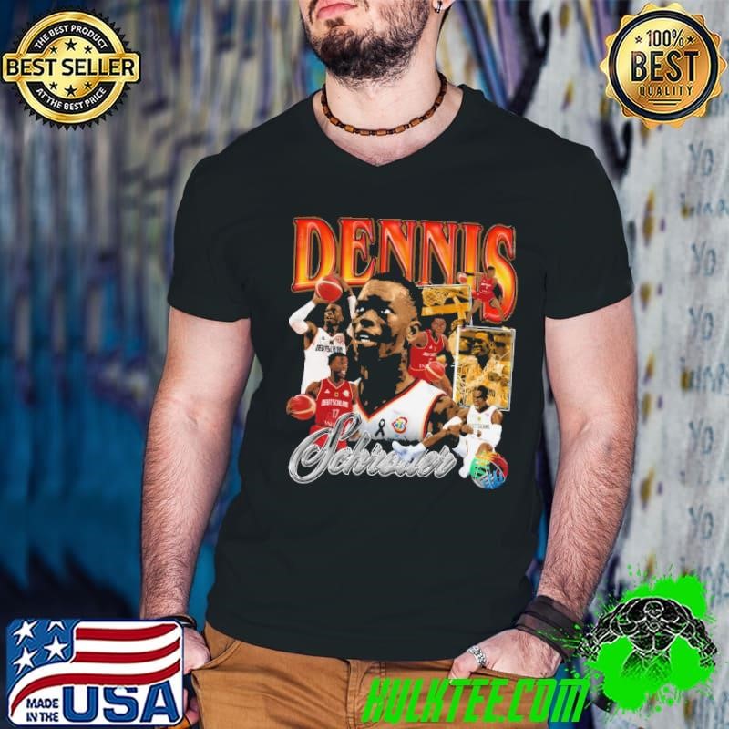 Dennis Schroder German professional basketball player Vintage Bootleg Shirt