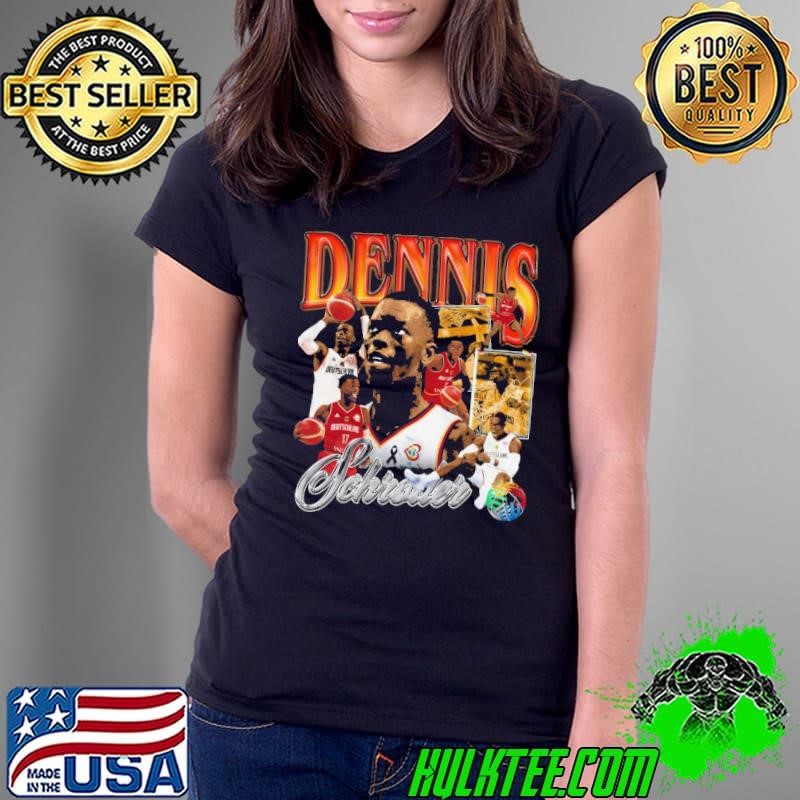 Dennis Schroder German professional basketball player Vintage Bootleg Ladies Tee