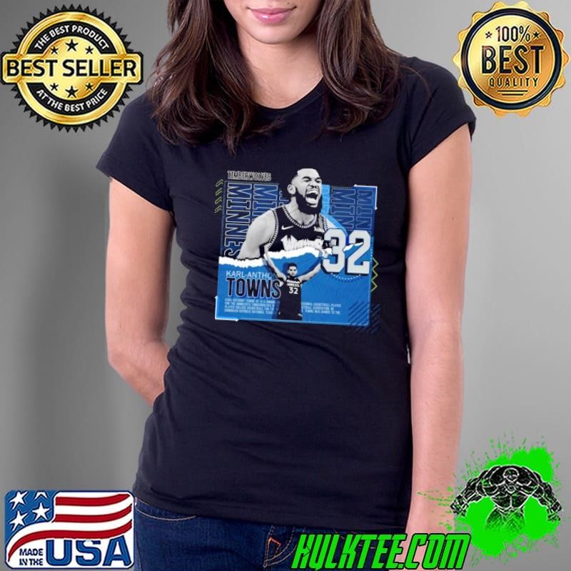 Dominican-American professional basketball player karl anthony towns Ladies Tee