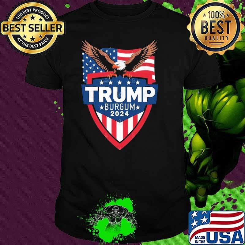 Donald Trump & Doug Burgum 2024 Campaign Patriotic Election Unisex