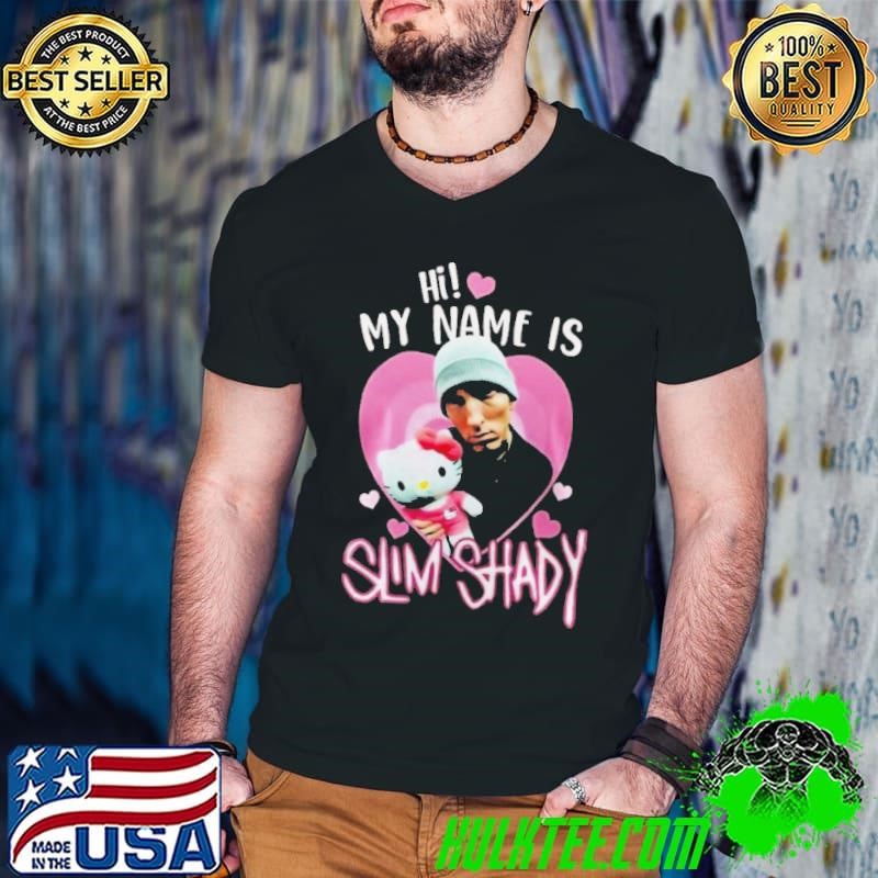 Eminem Hello Kitty Hi My Name Is Slim Shady Shirt