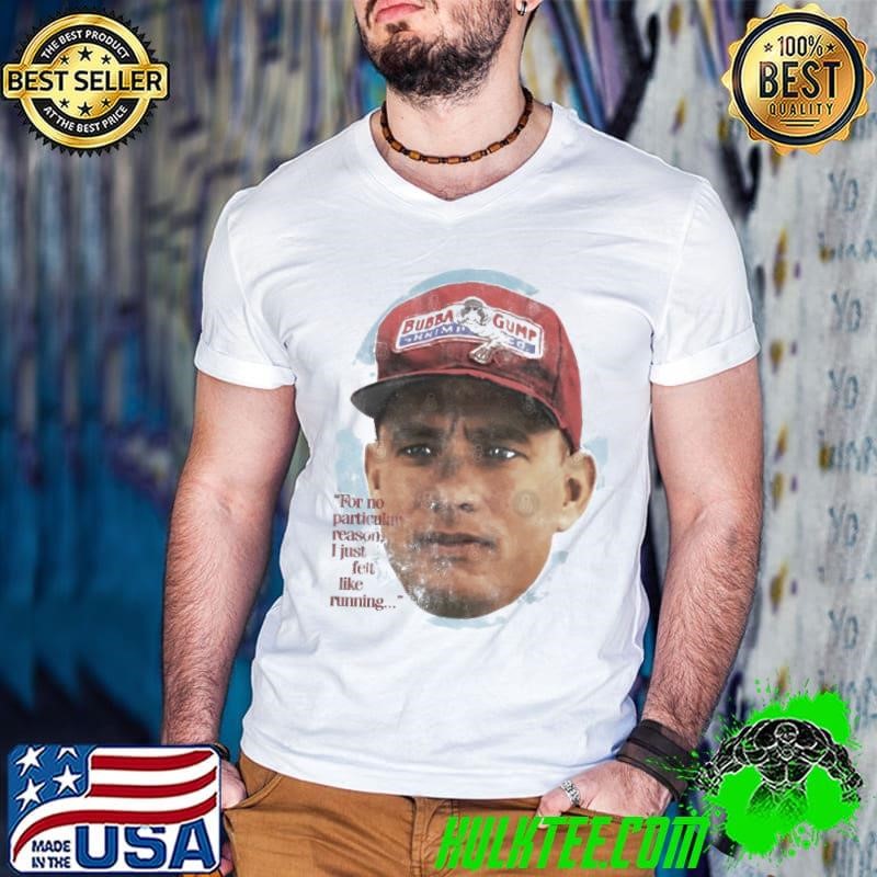 Forrest Gump Big Face for no particular reason just left Guys V Neck