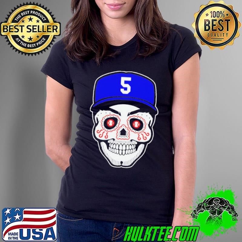 Freddie Freeman Sugar Skull Los Angeles Dodgers shirt