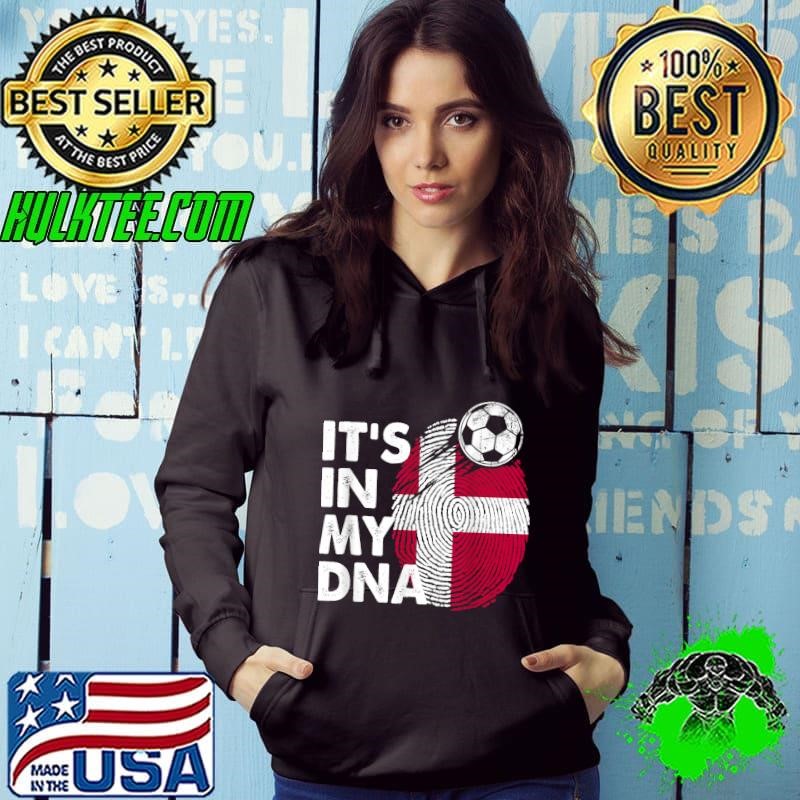 Funny Denmark It's In My DNA Danish Flag Team Denmark Hoodie