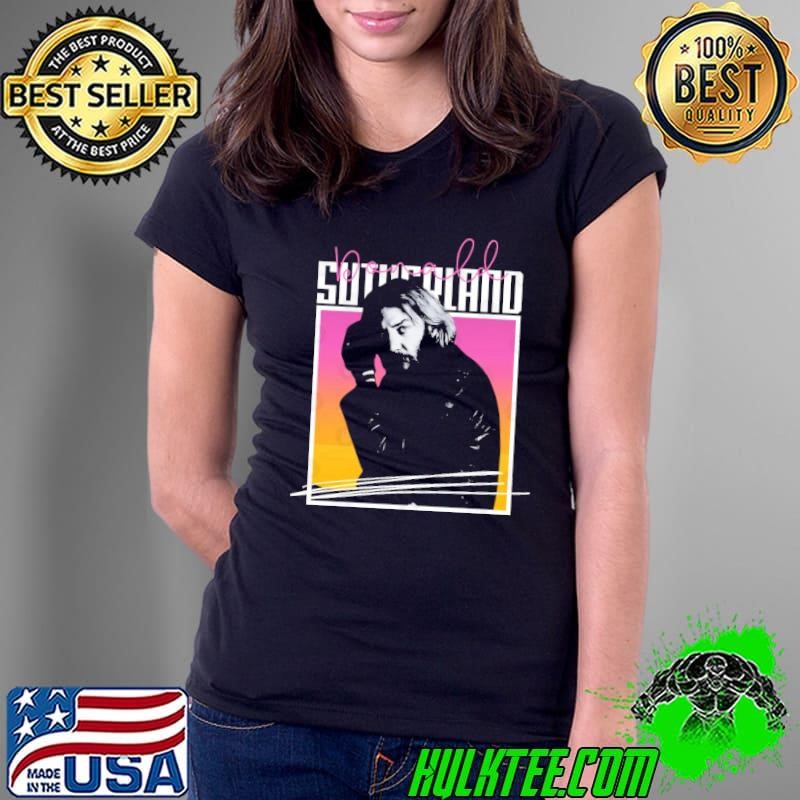Funny Donald Sutherland Canadian actor film career spanning over seven decades retro Ladies Tee