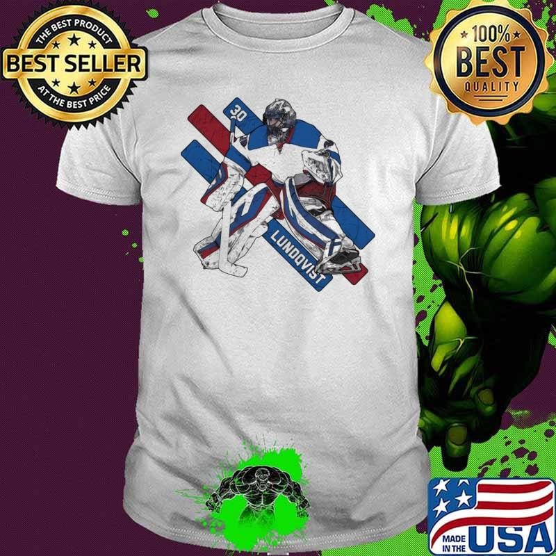 Henrik Lundqvist Swedish former professional ice hockey New York R Stripes T-Shirt