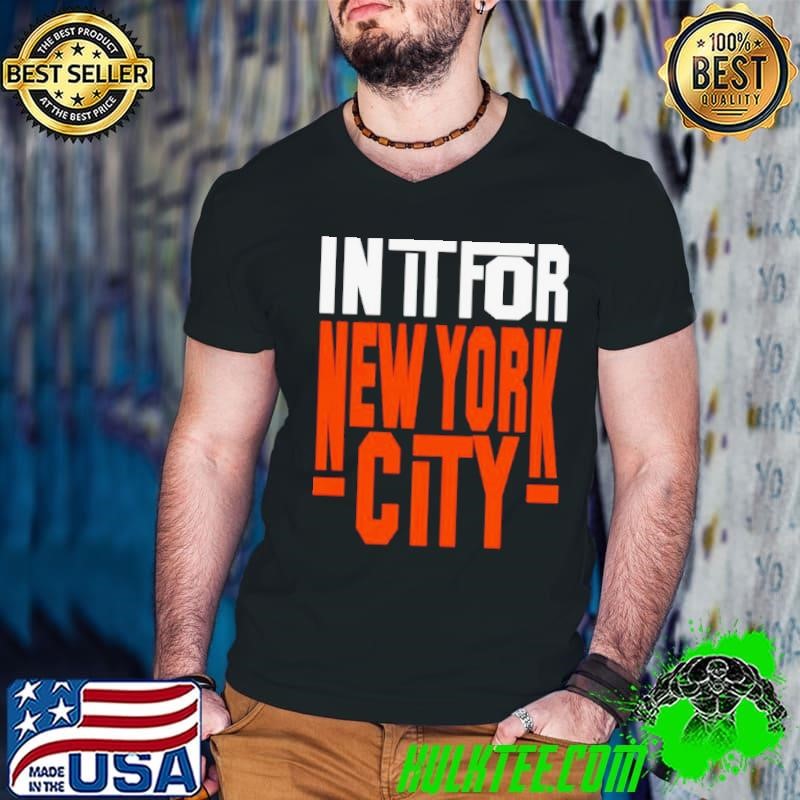 In It For New York City Basketball Guys V Neck