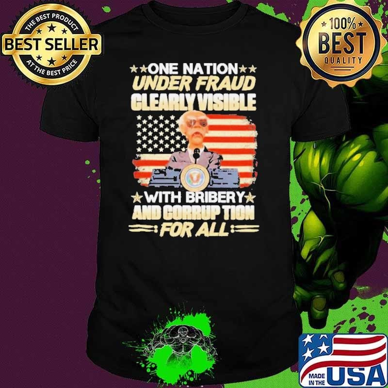 Jeff Dunham Walter One Nation Under Fraud Clearly Visible With Bribery And Corruption For All Shirt