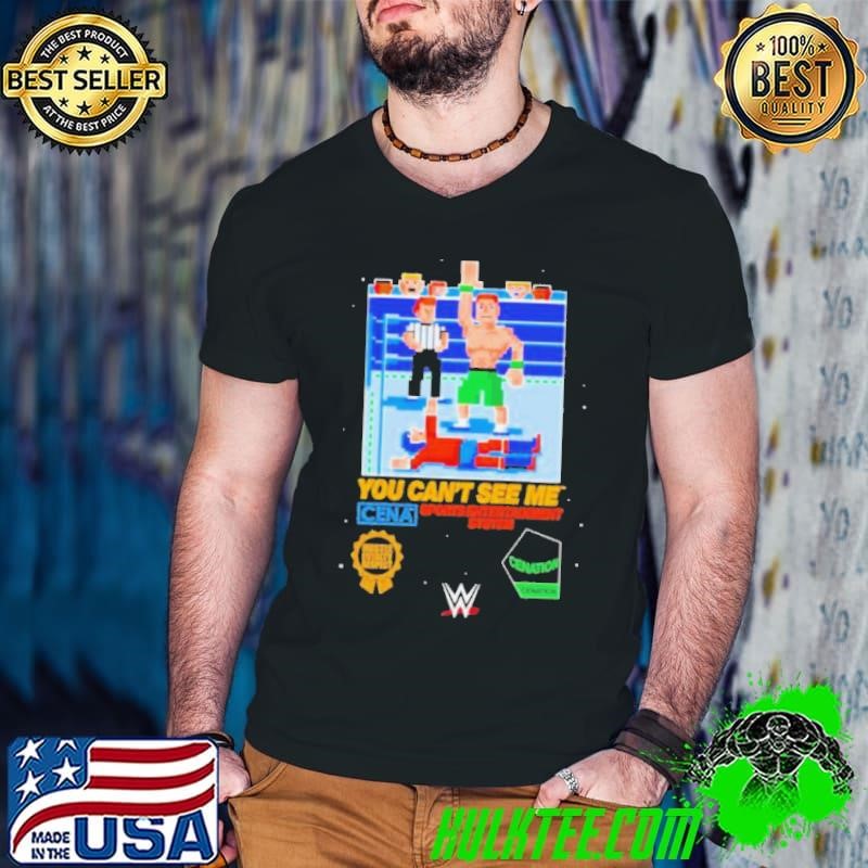 John Cena You Cant See Me 8 Bit Pixel Shirt