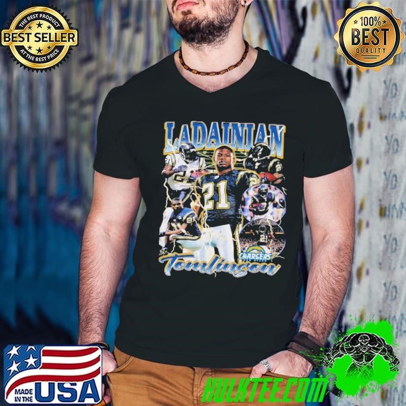 Ladainian Tomlinson American former football running back Vintage Bootleg Guys V Neck