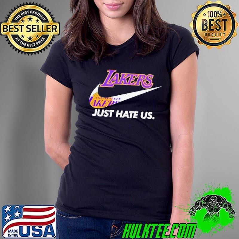 Los Angeles Lakers Nike Just Hate Us Ladies Tee