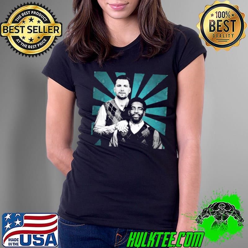 Luka and Kyrie Step Brothers Retro Pixel Ladies Tee