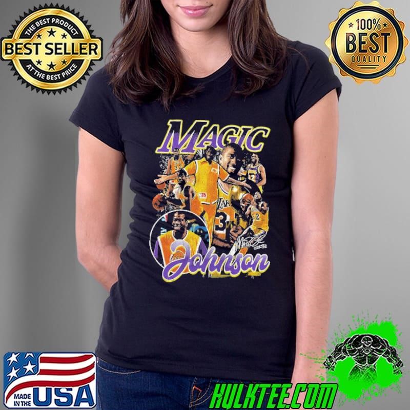 Magic Johnson American businessman and former professional basketball Vintage Ladies Tee